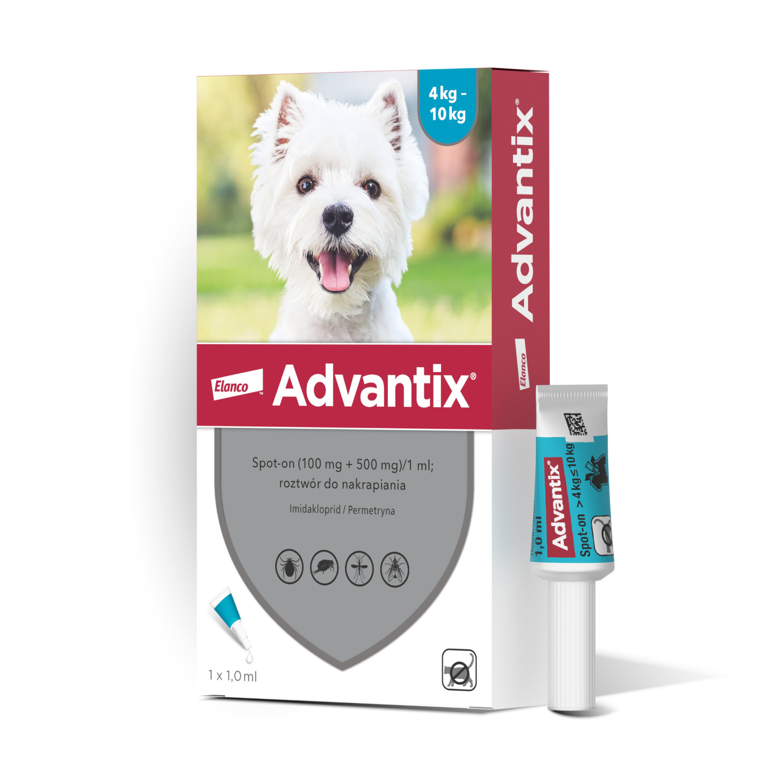 Bayer Advantix Krople Na Kleszcze I Pchły 1ml
