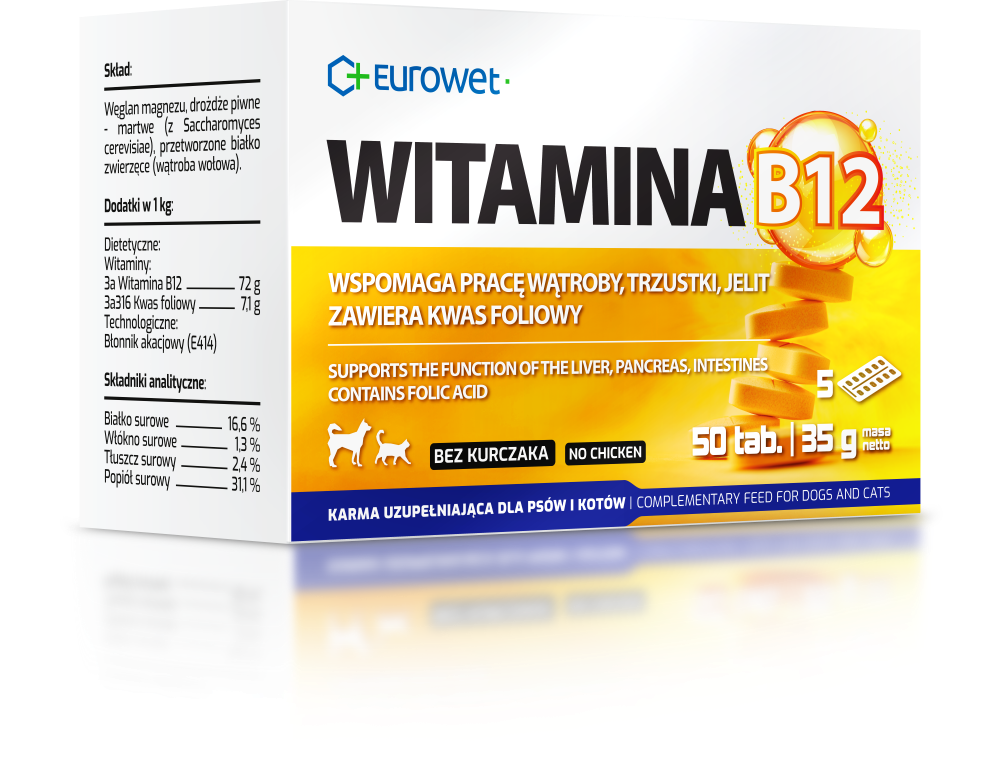 EUROWET Witamina B12 50 Tabl.