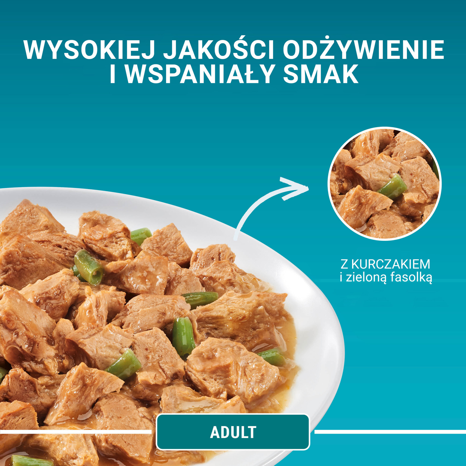 Purina One Adult Karma Dla Kota Z Kurczakiem I Zieloną Fasolką 85g