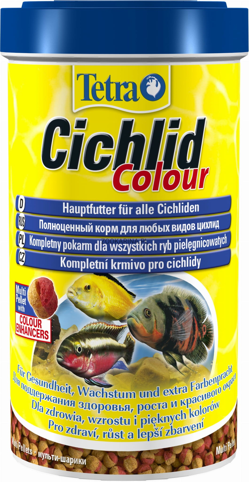 Tetra Pokarm Cichlid Colour 500ml