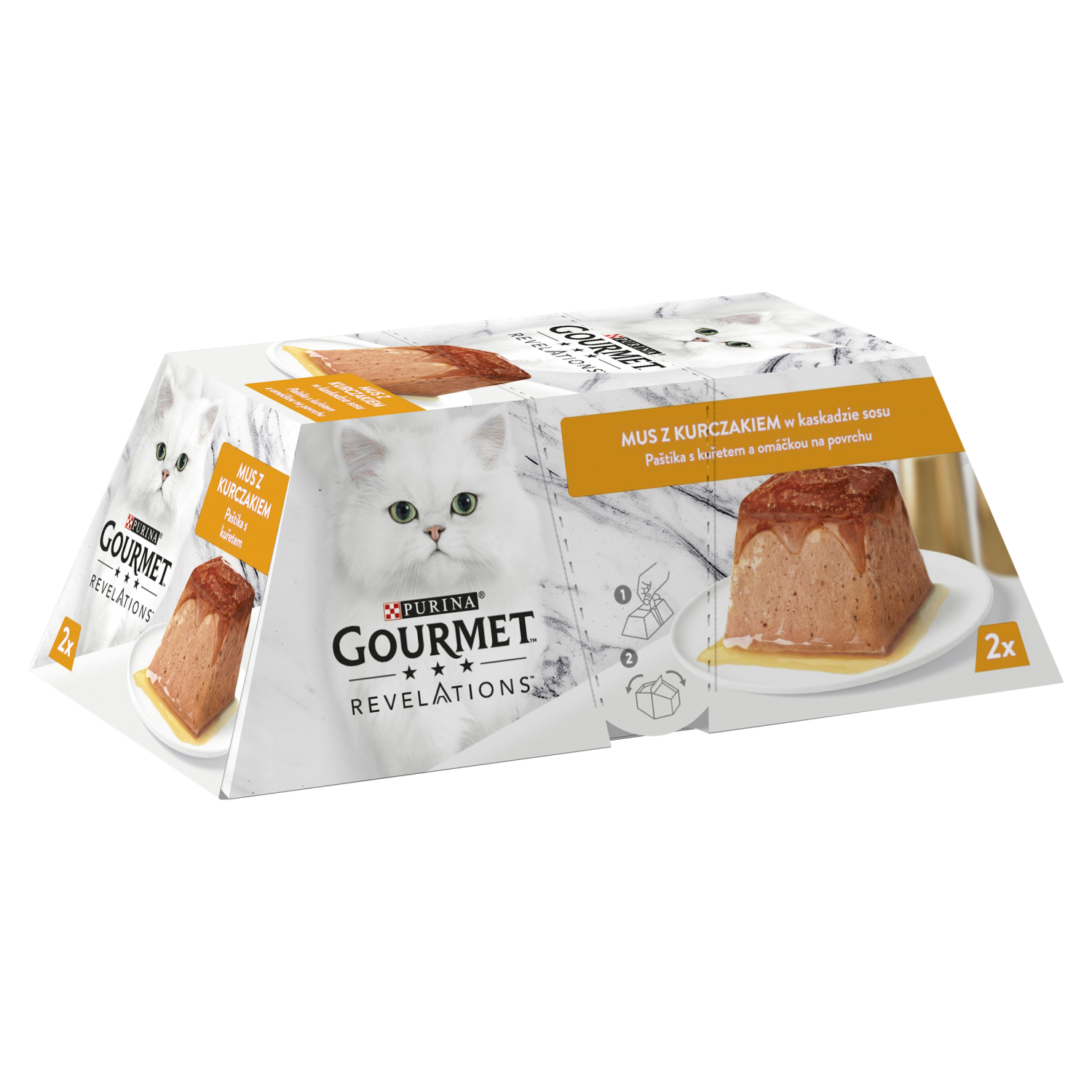 GOURMET Revelations Mus Z Kurczakiem 2x57g