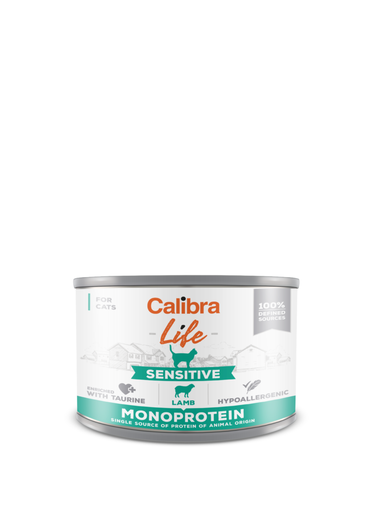 Calibra Cat Life Sensitive Karma Dla Kota Z Jagnięciną 200g