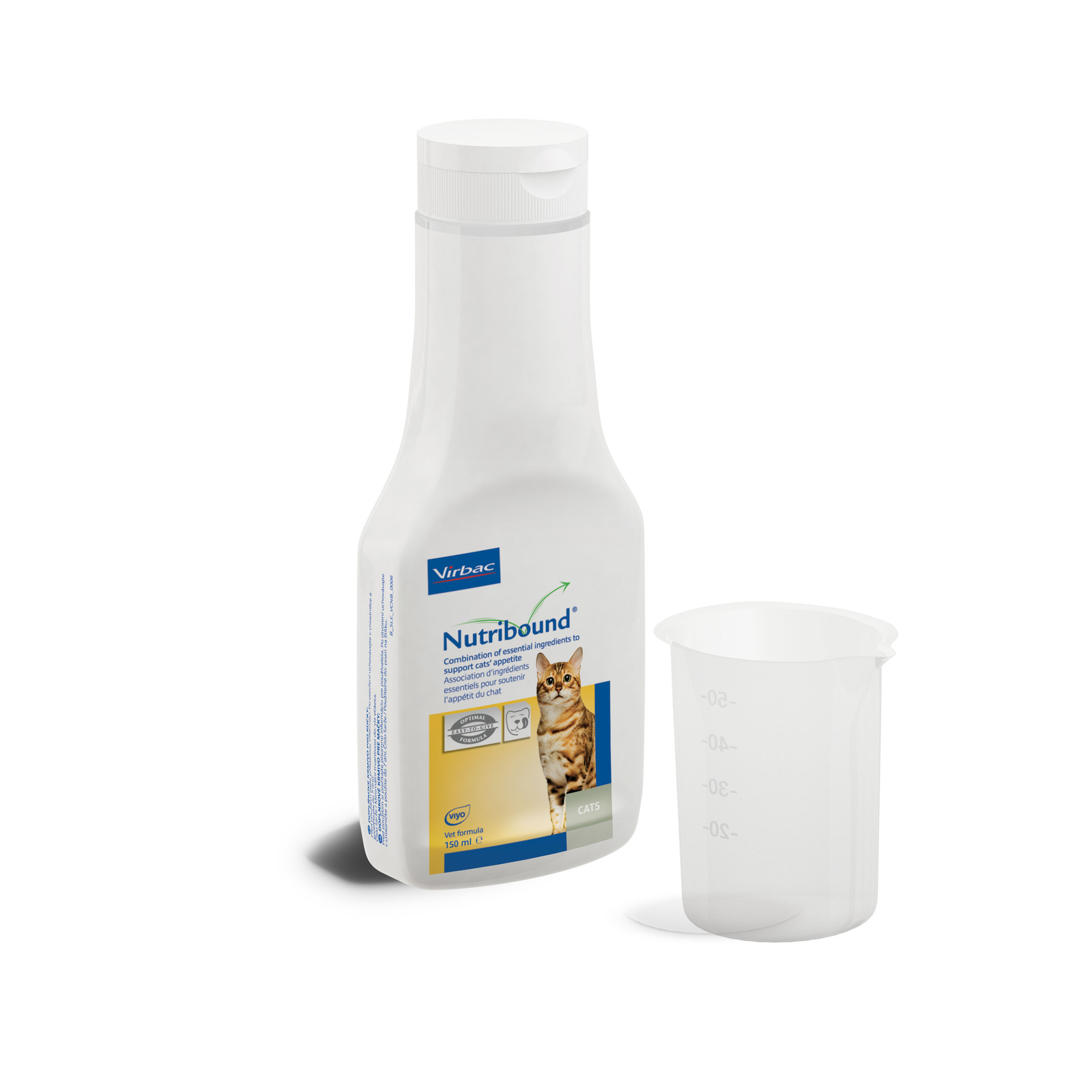 VIRBAC Nutribound Roztwór Doustny Dla Kotów W Czasie Rekonwalescencji 3 X 150 Ml - Nowa Wersja