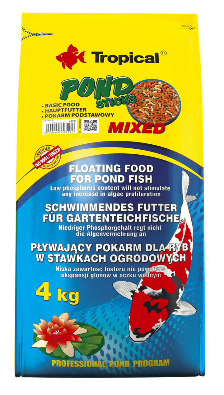 TROPICAL Pond Sticks Mixed 4kg