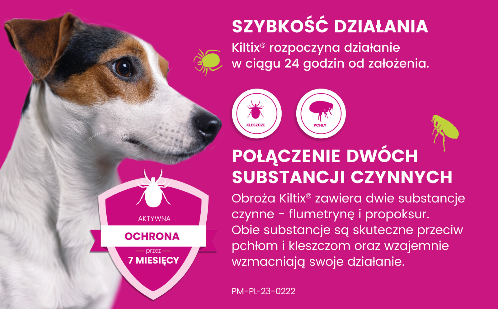 Bayer Kiltix Obroża Na Kleszcze I Pchły Dla Psa 53cm