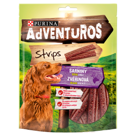 Purina Adventuros Strips Karma Dla Psów O Smaku Sarniny 90g