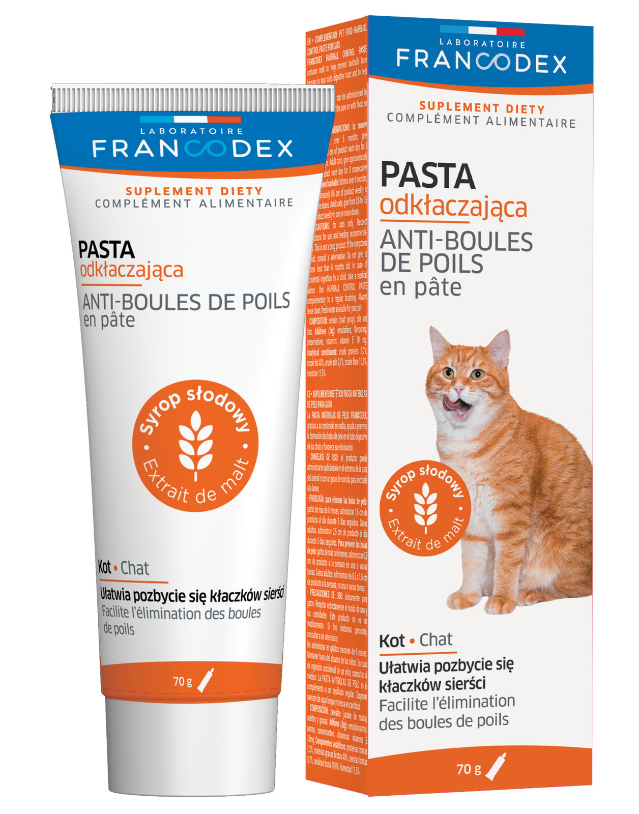 Zolux Francodex Pasta Odkłaczająca 70g