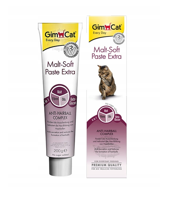 Gimborn Gim Cat Malt-Soft Extra Pasta Odkłaczająca Dla Kota 200g