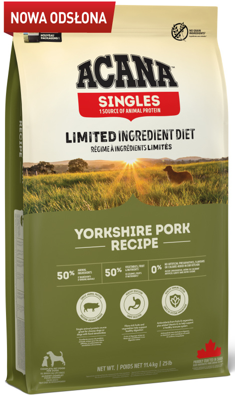 ACANA SINGLES Yorkshire Pork 11,4kg