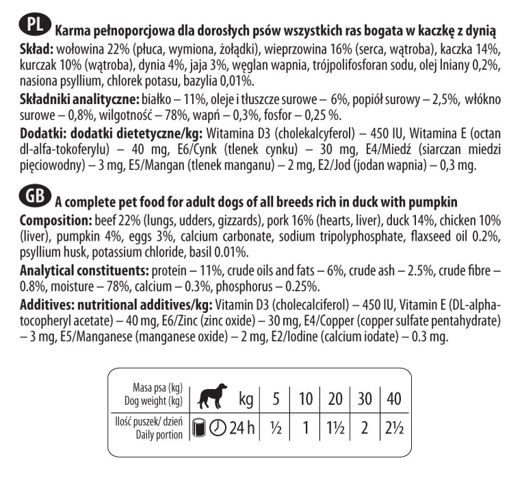 Dolina Noteci Premium Kaczka Z Dynią 150g