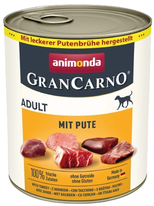 Animonda GranCarno Adult Dog Wołowina & Indyk 800g