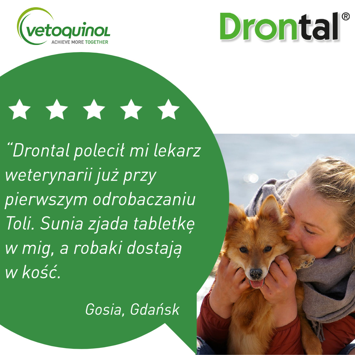 VETOQUINOL Drontal - Dog Flavour Tabletki Dla Psów 2tabl. (kostki)