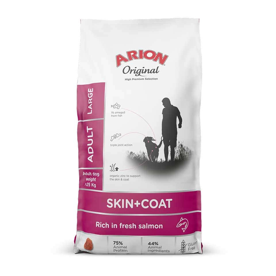 Arion Original Skin & Coat Adult Salmon & Rice Large Breed 12kg