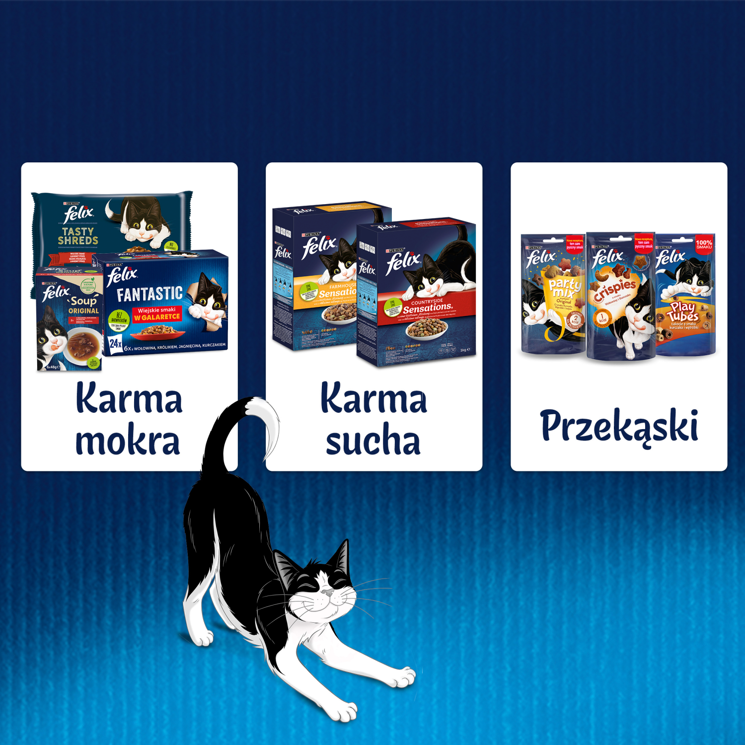 Felix Sensations Sauces Karma Dla Kota Smaki Rybne W Sosie 4x85g