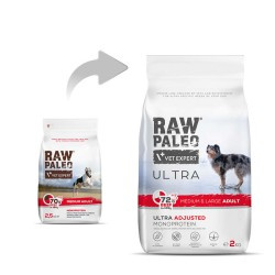 Vetexpert Raw Paleo Ultra Karma Dla Psa Dorosłego Medium/Large Wołowina 2kg