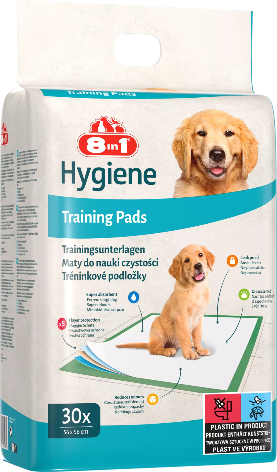 8in1 Mata Absorbująca Training Pads Large Bag 30szt