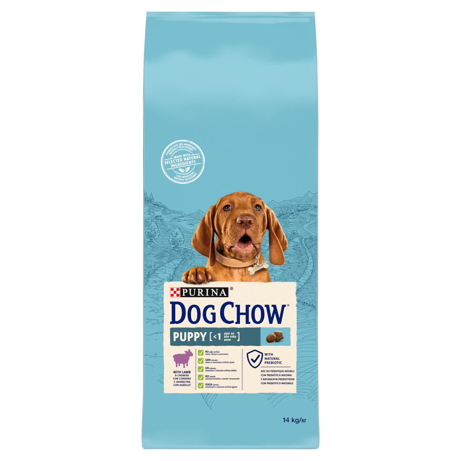 Purina Dog Chow Puppy Z Jagnięciną 14kg