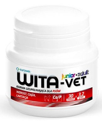 Eurowet Wita-Vet Junior + Adult 100tab