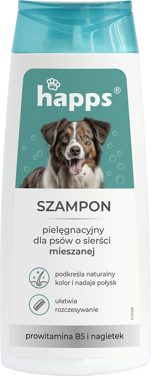 Bros Happs Szampon Pielęgnacyjny Dla Psów O Sierści Mieszanej 200ml