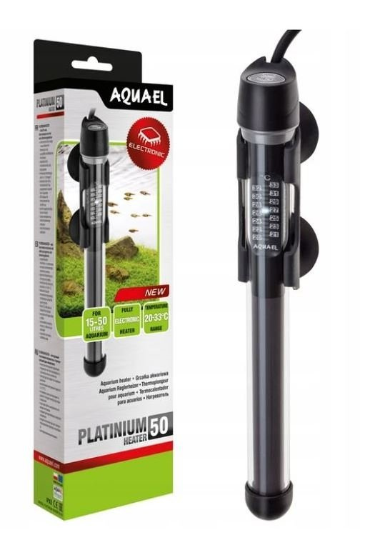 AQUAEL Grzałka Szklana Platinium 50W