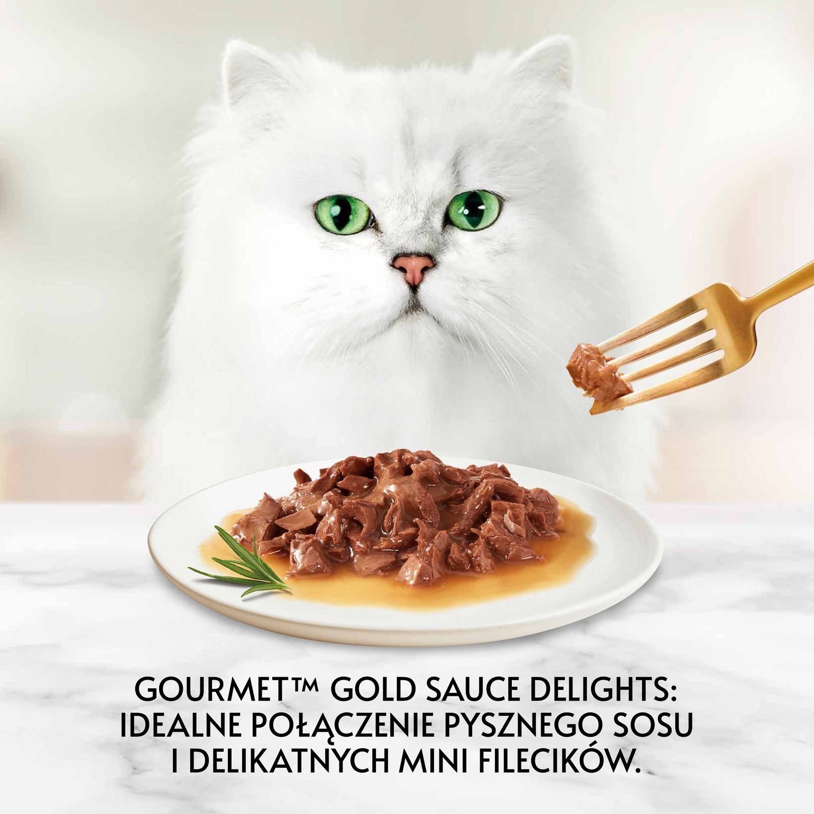 Purina Gourmet Gold Sauce Delight z wołowiną 85g