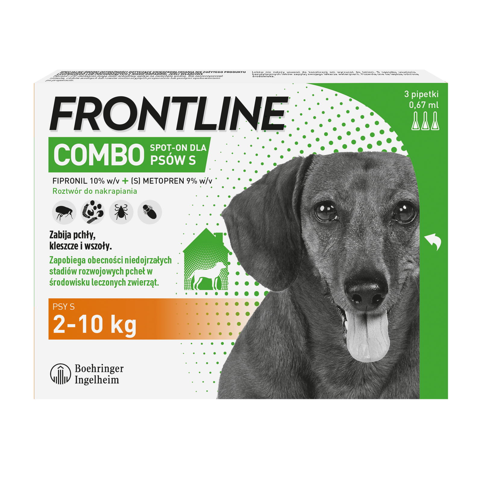 FRONTLINE Combo Spot-On Dla Psów 3x0,67ml