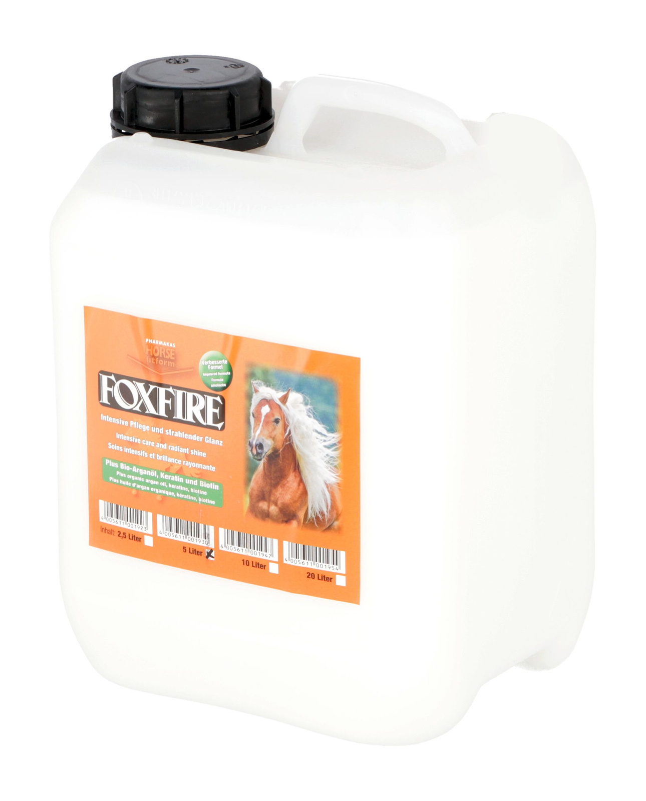 Pharmakas Horse Fitform Spray do pielęgnacji sierści, grzywy i ogona dla konia Foxfire 5l