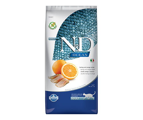 Farmina N&D Ocean Feline Adult Herring&Orange 5kg