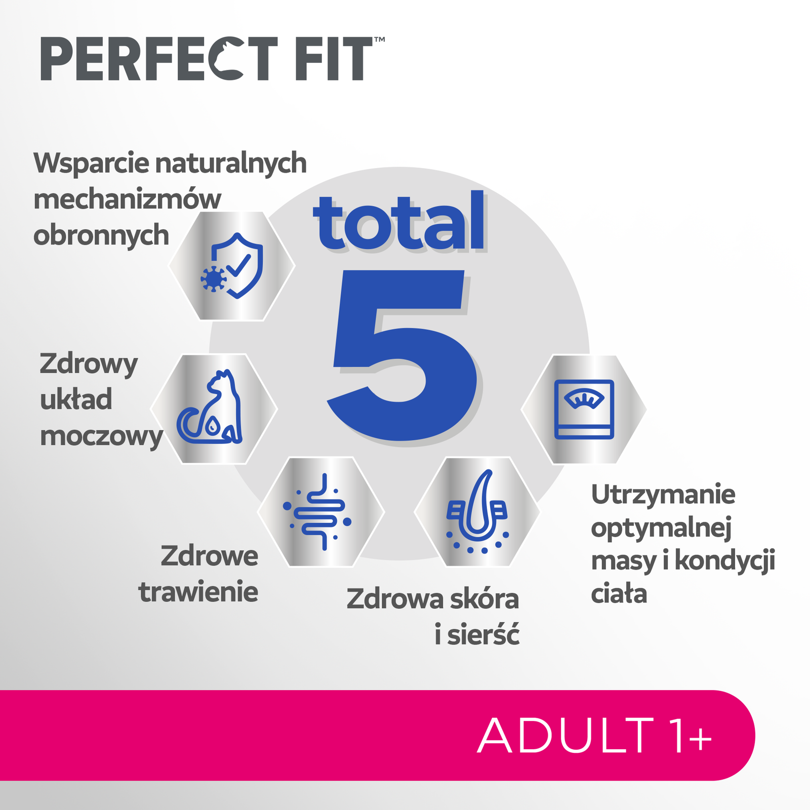 Perfect Fit™ - sucha karma pełnoporcjowa dla dorosłych kotów, bogata w wołowinę 7kg