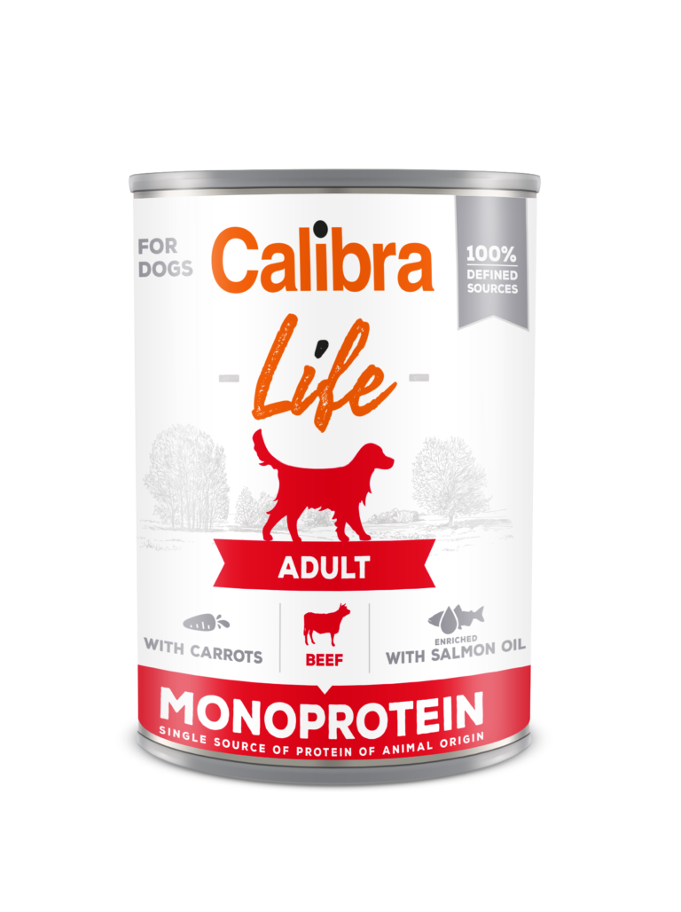 Calibra Dog Life Adult Beef With Carrots Karma Dla Psa 400g