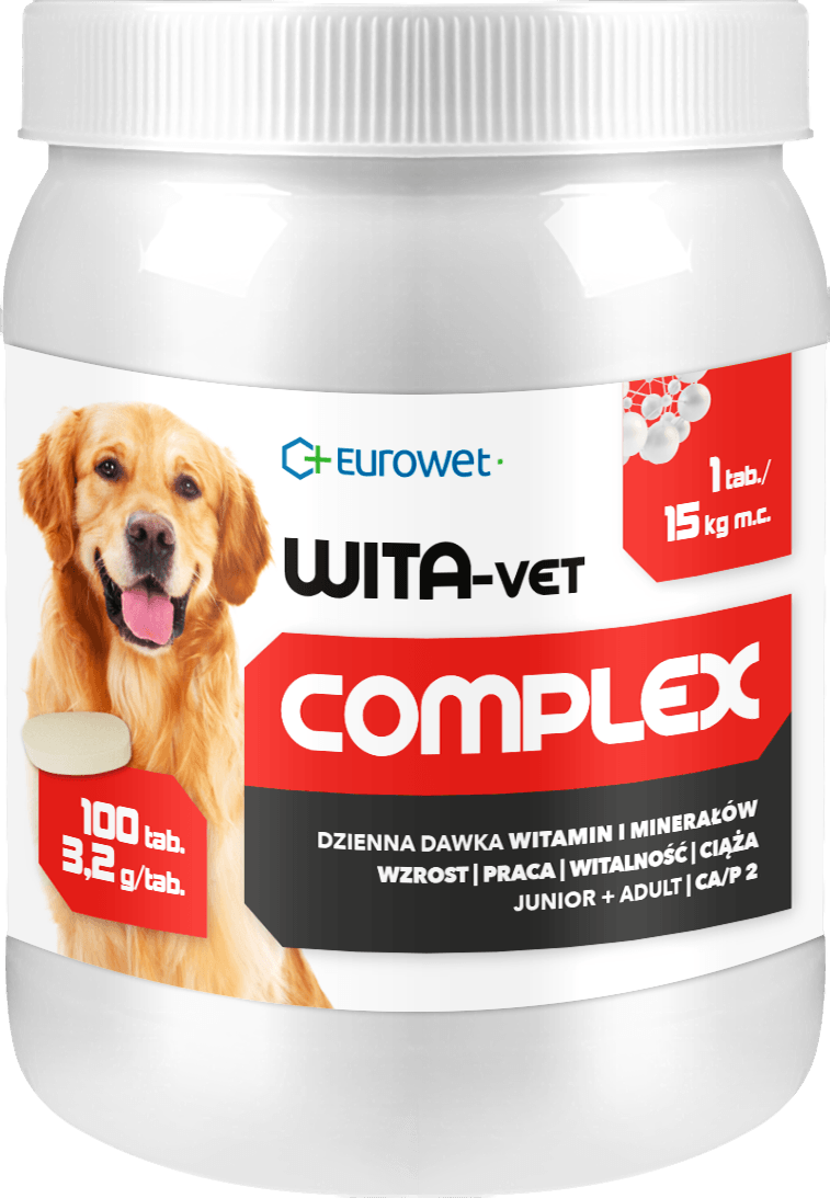 Eurowet Wita-Vet Junior + Adult 100tab