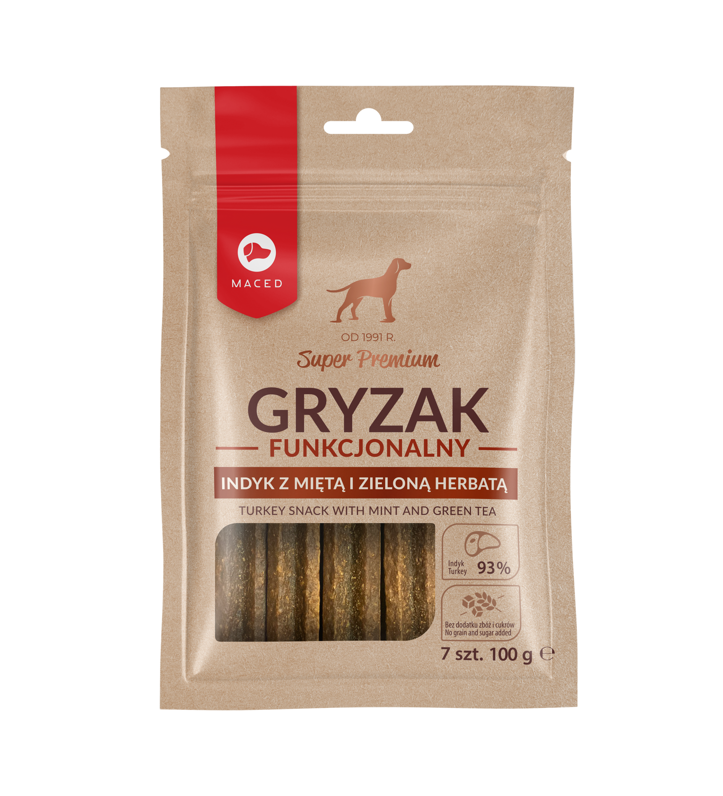 MACED Gryzak z Miętą i Herbatą 100 g