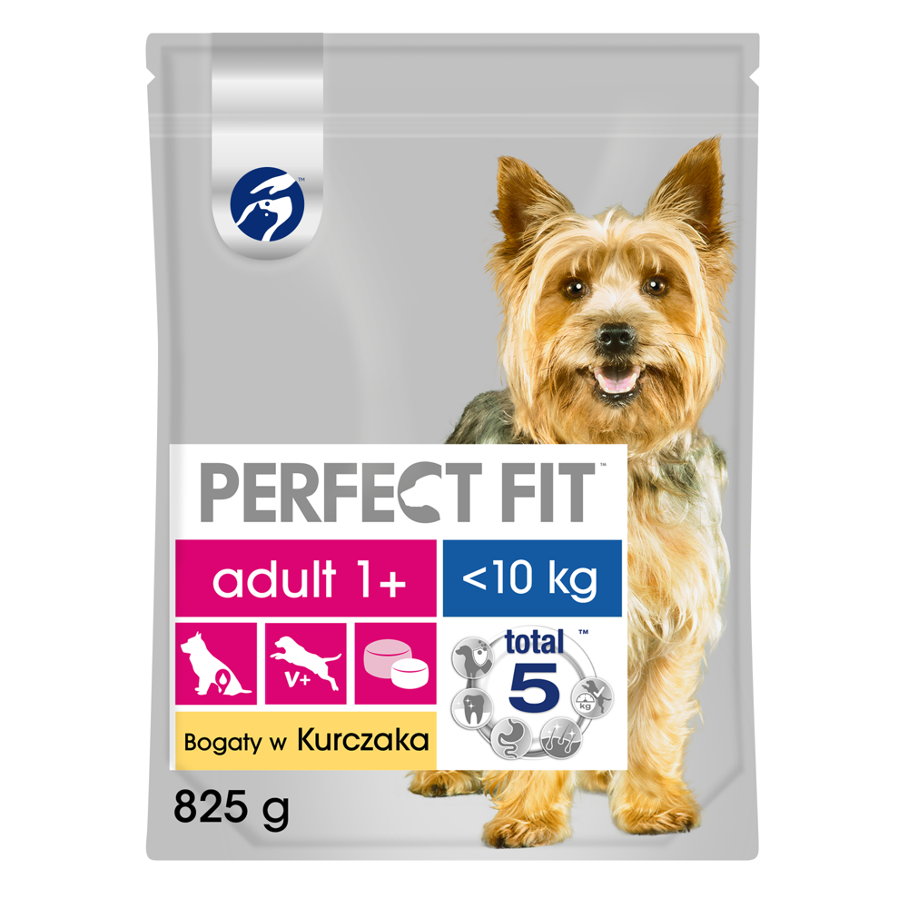 PERFECT FIT Adult 1+ Małe Rasy Z Kurczakiem 825g