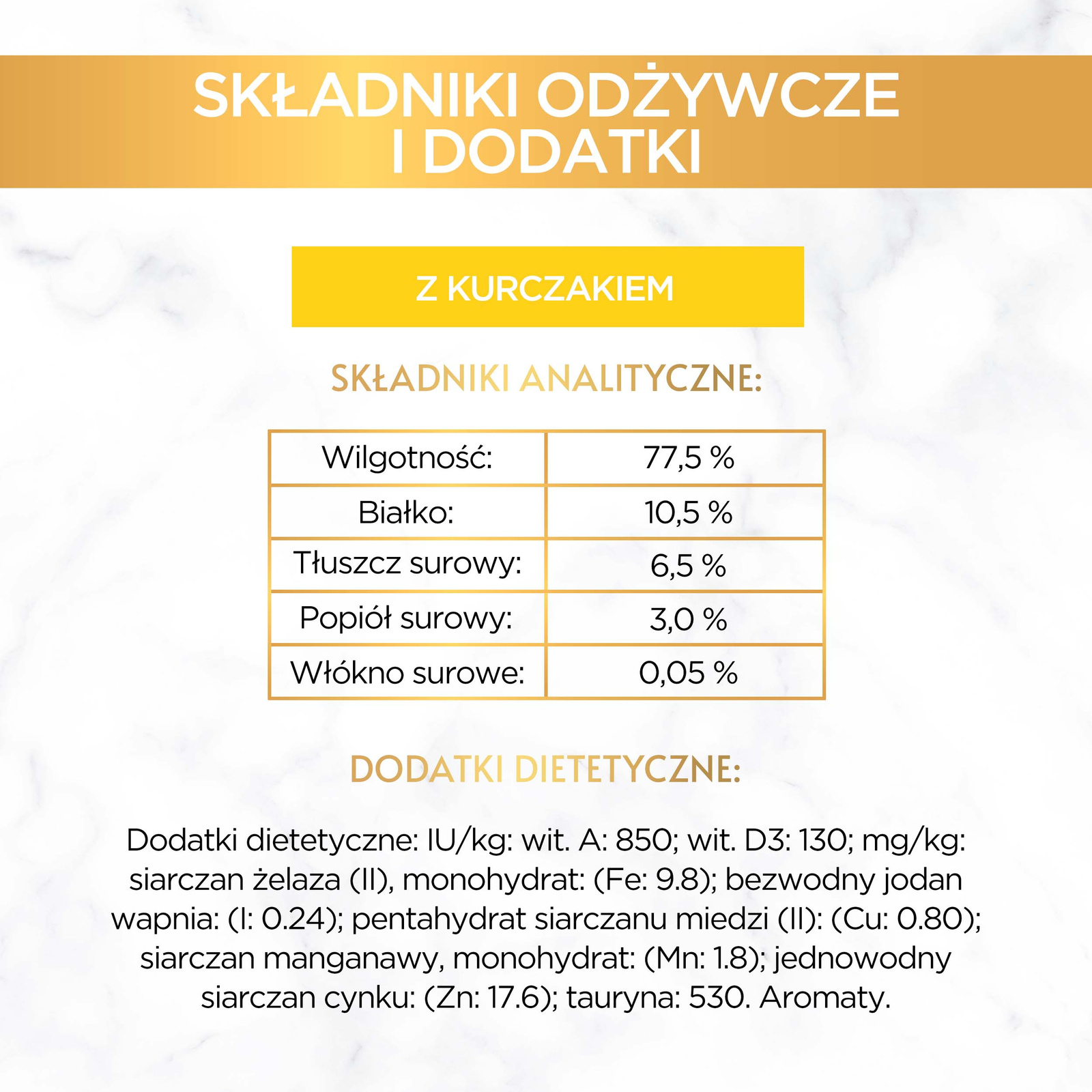 Purina Gourmet Gold mus z kurczakiem 85g