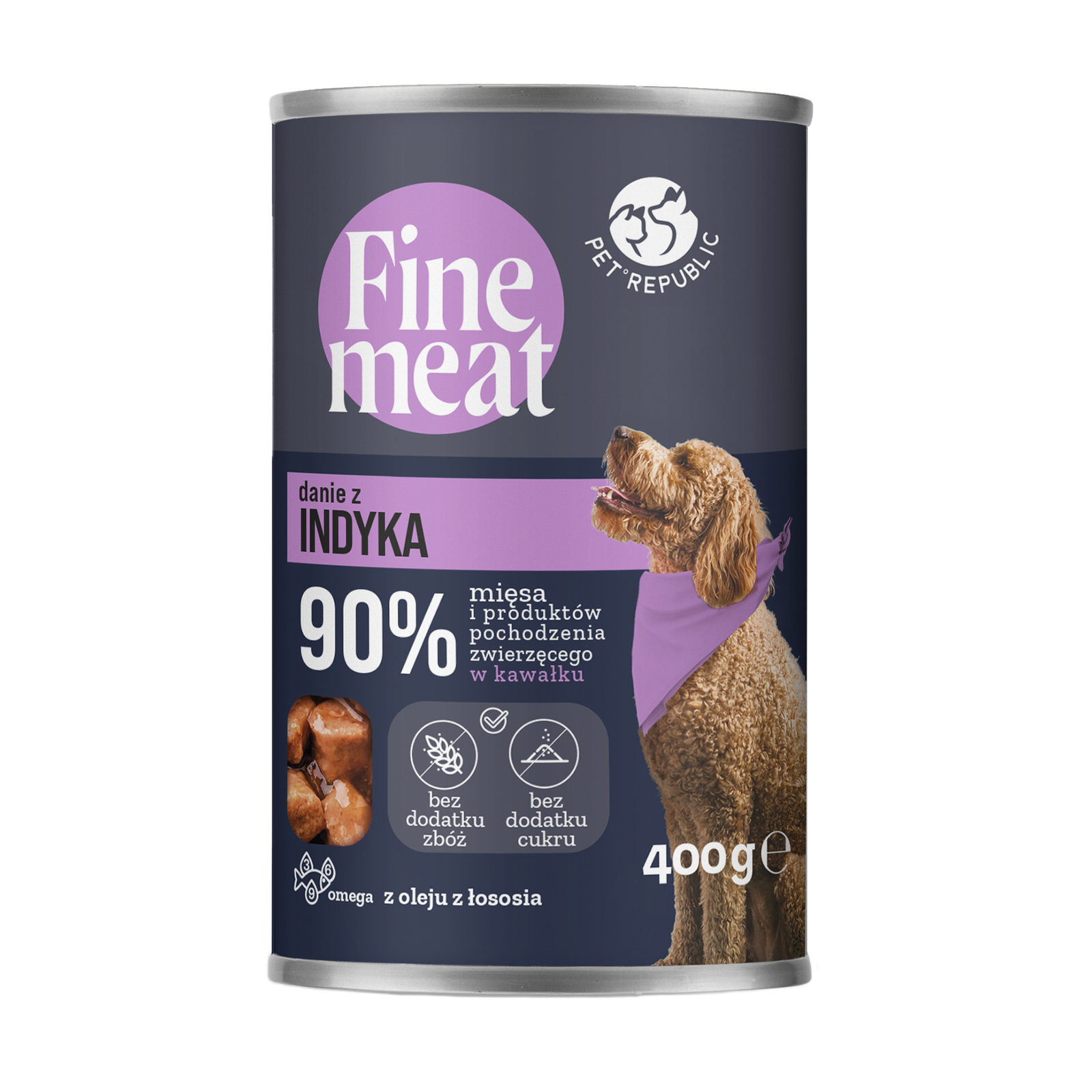 PetRepublic FineMeat Danie Z Indyka Dla Psów 400g