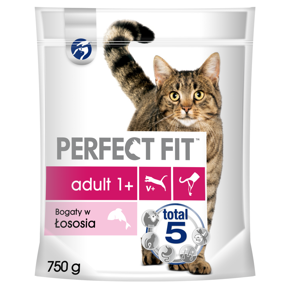 PERFECT FIT Adult 1+ Z Łososiem 750g