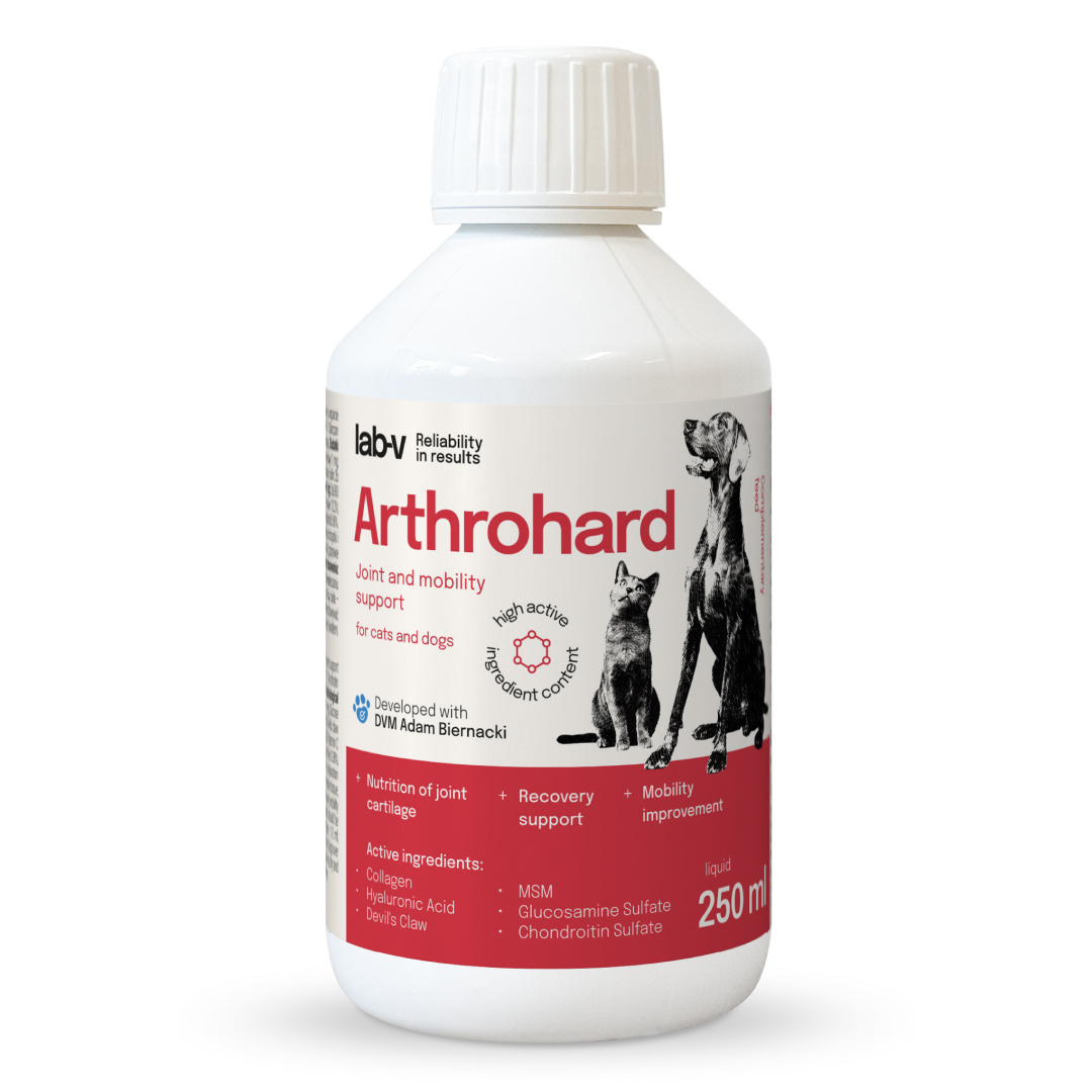 Arthrohard® Preparat Wspomagający Prawidłowy Rozwój I Funkcjonowanie Stawów U Psów I Kotów – Kolagen, Glukozamina, Chondroityna, MSM I Kwas Hialuronowy