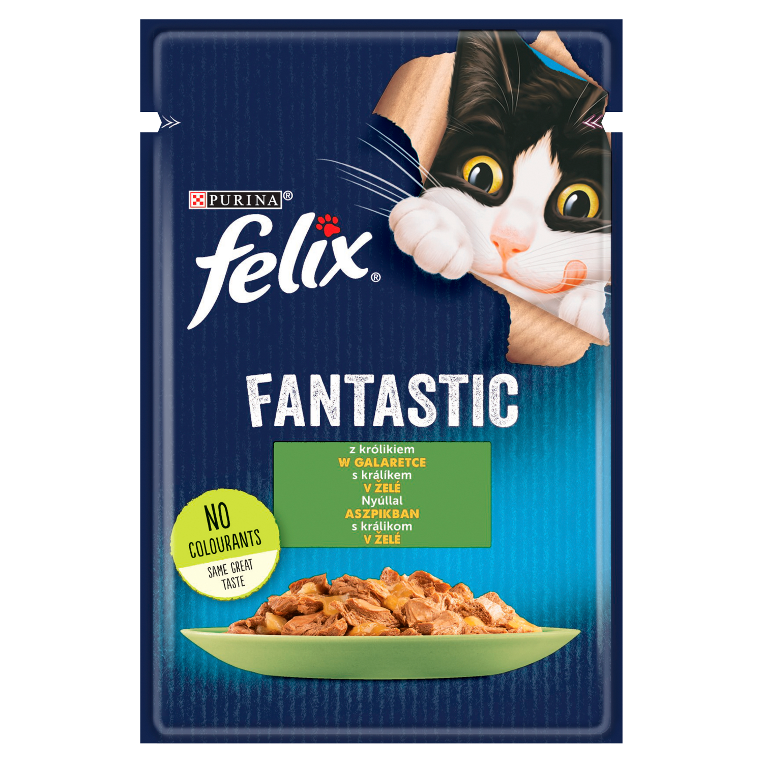 Felix Fantastic Królik W Galaretce 85g