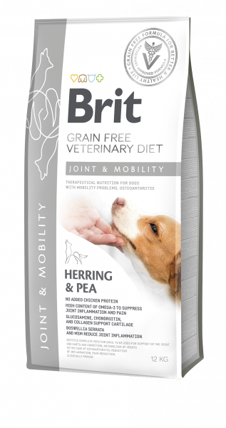 Brit Grain Free Veterinary Diet Dog Joint & Mobility Śledź Z Groszkiem 2kg
