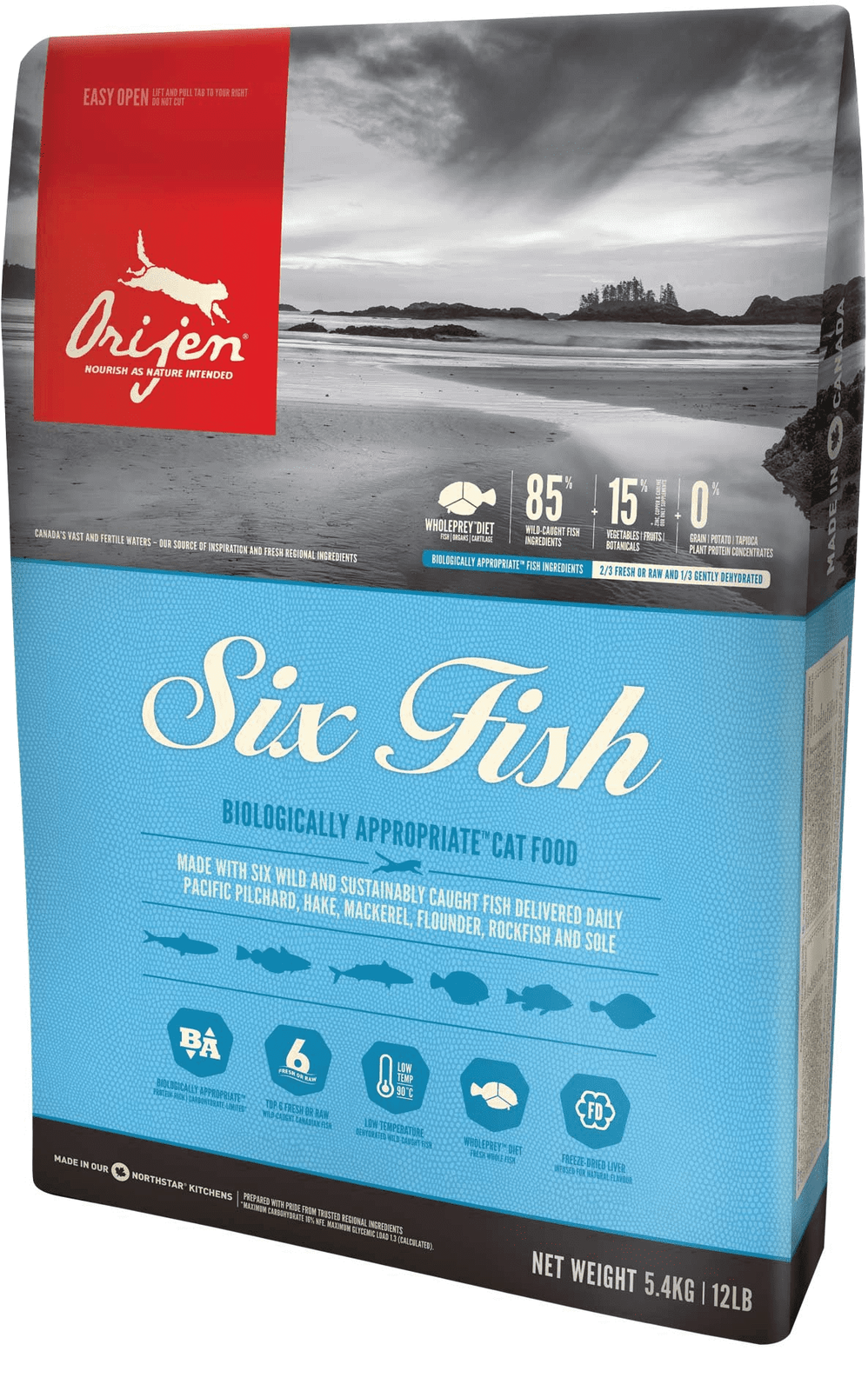 Orijen Six Fish Cat 5,4kg