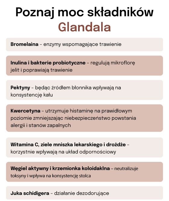Lab-v Glandala Wsparcie Gruczołów Okołoodbytowych i Przewodu Pokarmowego 90 Kapsułek