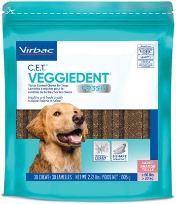 Virbac Veggiedent Fresh Gryzak L (>30kg) 15sztuk