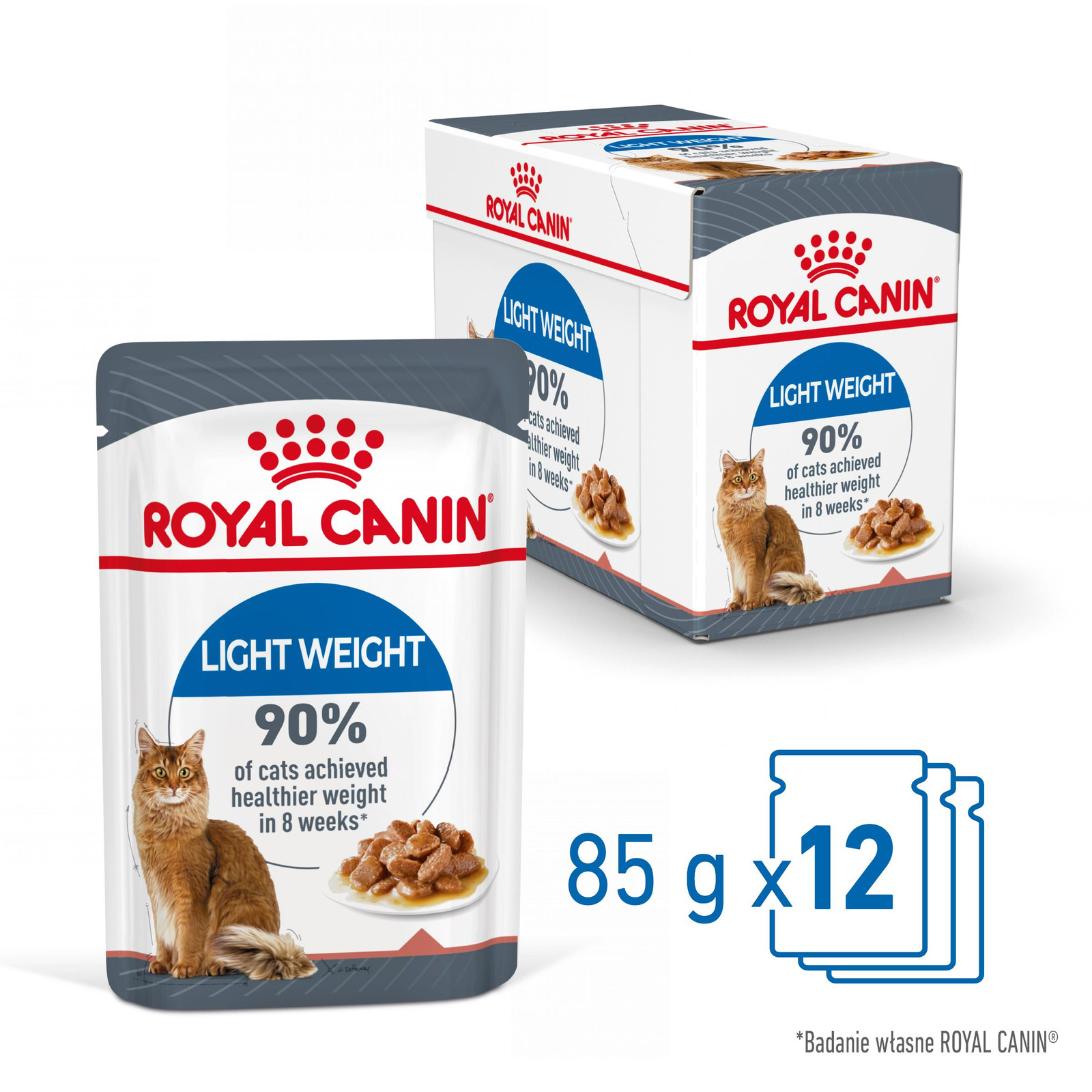 ROYAL CANIN Light Weight Care W Sosie 12x85g