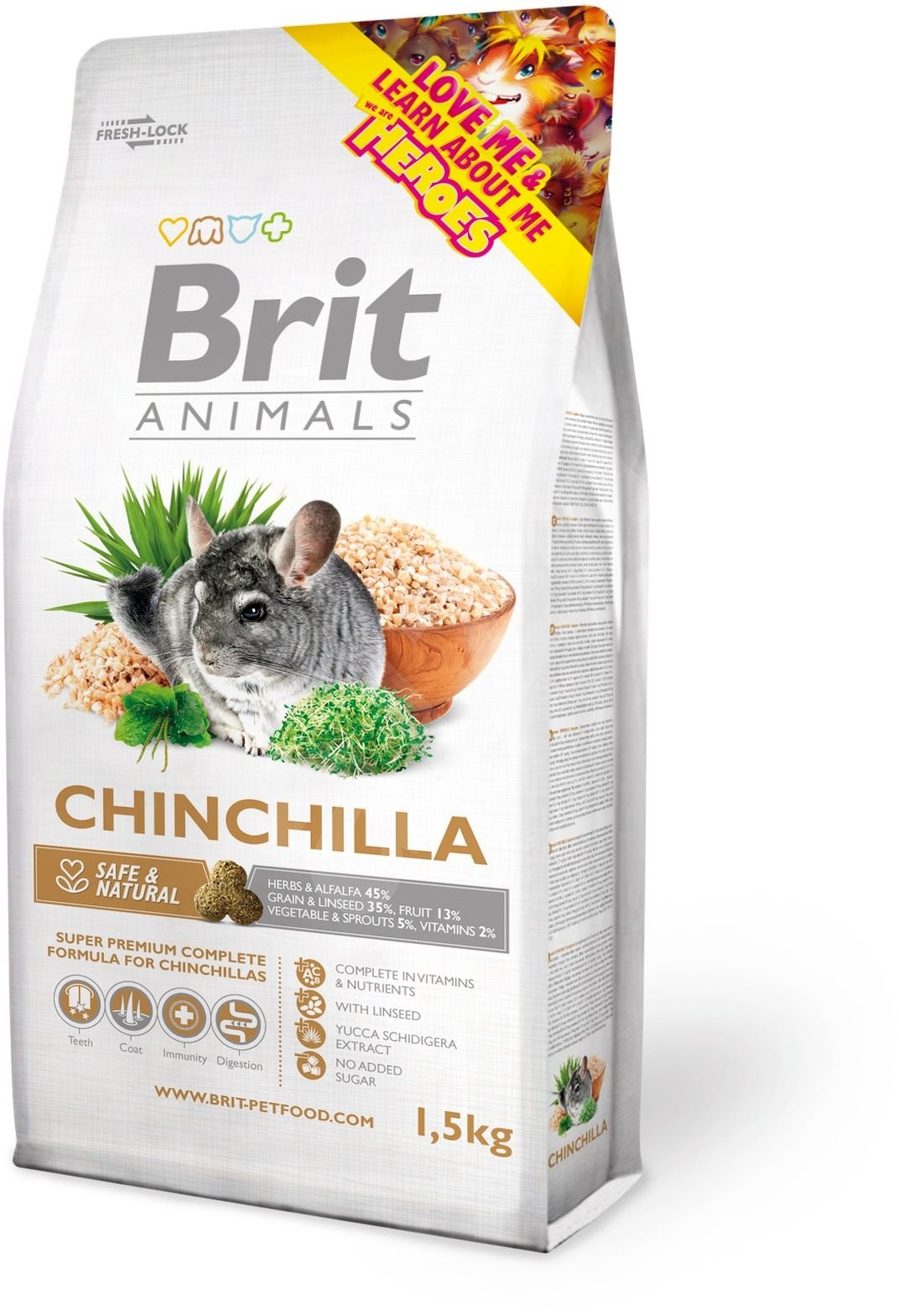 Brit Animals Chinchilla Complete 1,5kg
