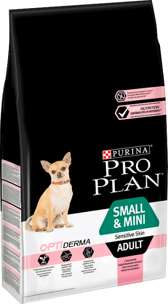 Purina Pro Plan Small & Mini Adult Sensitive Optiderma Łosoś I Ryż 7kg