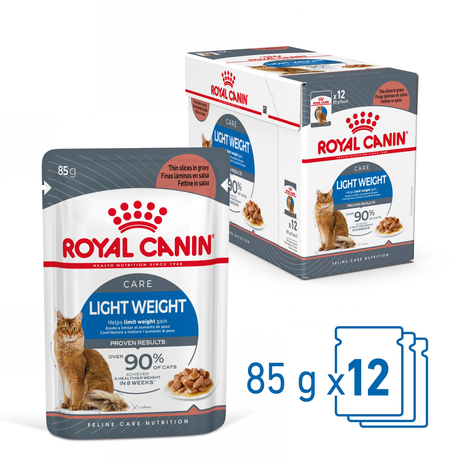 ROYAL CANIN Light Weight Care W Sosie 12x85g