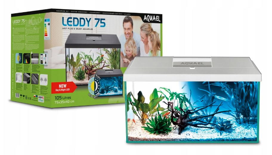 AQUAEL Zestaw Akwariowy Leddy Day & Night 75 Biały 2.0