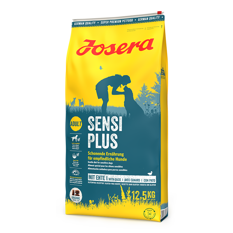 Josera SensiPlus Karma Bezglutenowa Z Kaczką Dla Psów Dorosłych 12,5kg