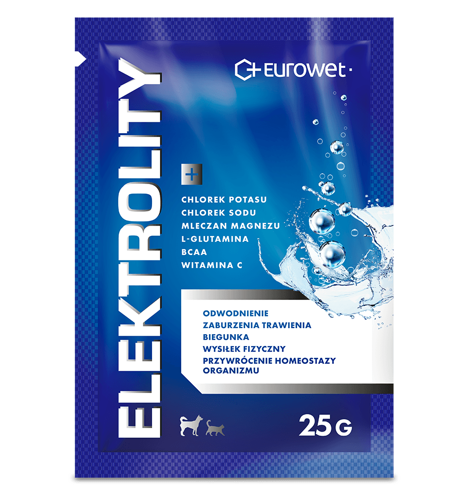 EUROWET Elektrolity dla psa i kota 25g