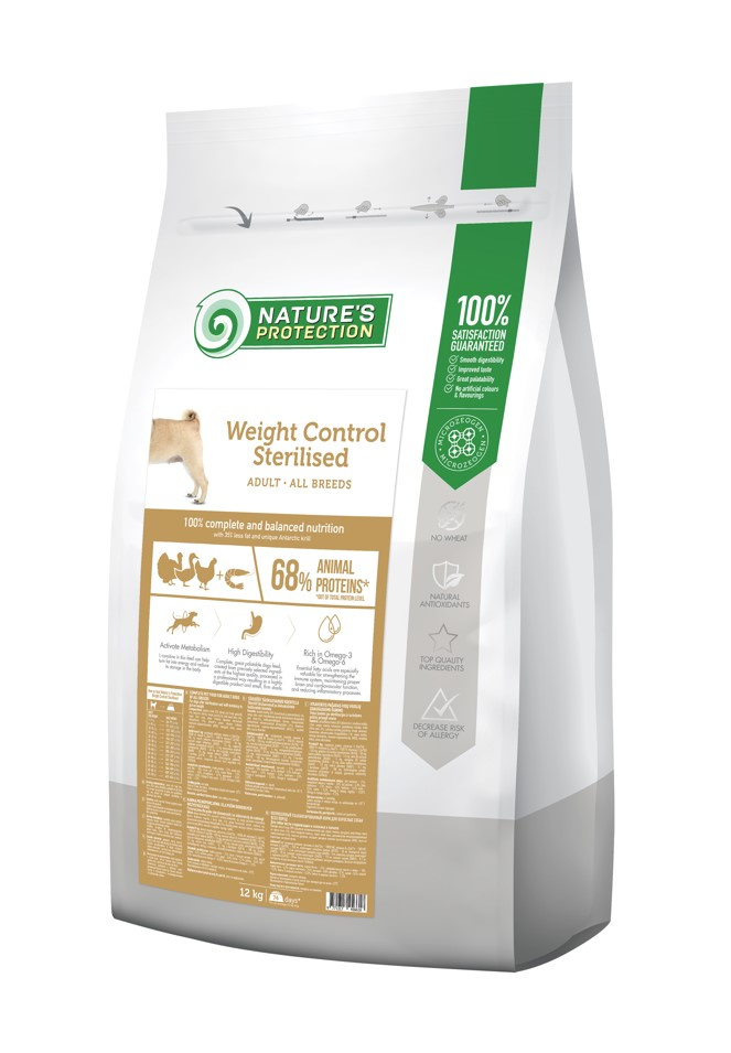 Nature’s Protection Weight Control Sterilised Poultry & Krill 12kg